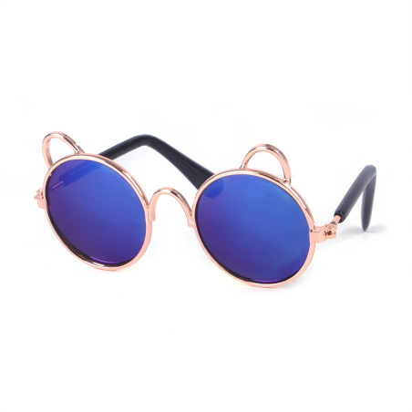 Cat Cute Sunglasses Dog Teddy Sunglasses Blue