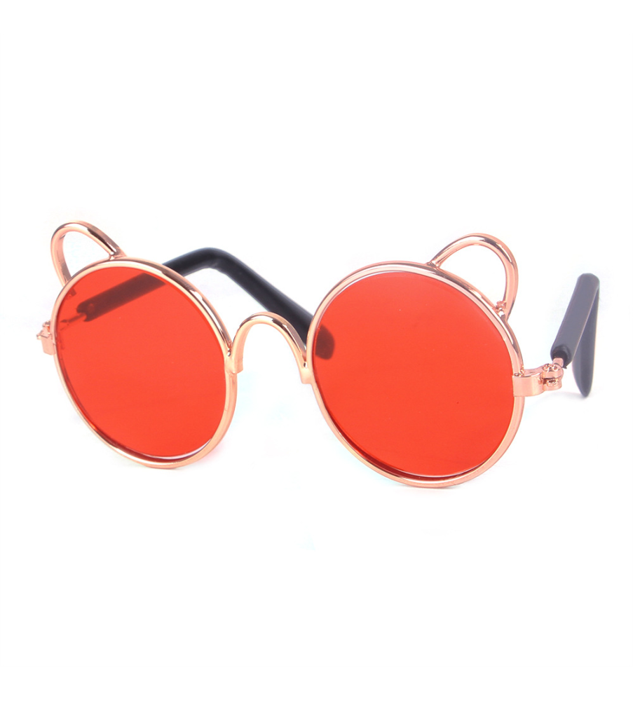 Cat Cute Sunglasses Dog Teddy Sunglasses Orange