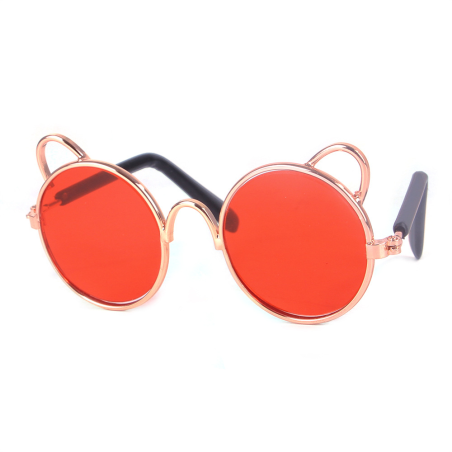 Cat Cute Sunglasses Dog Teddy Sunglasses Orange