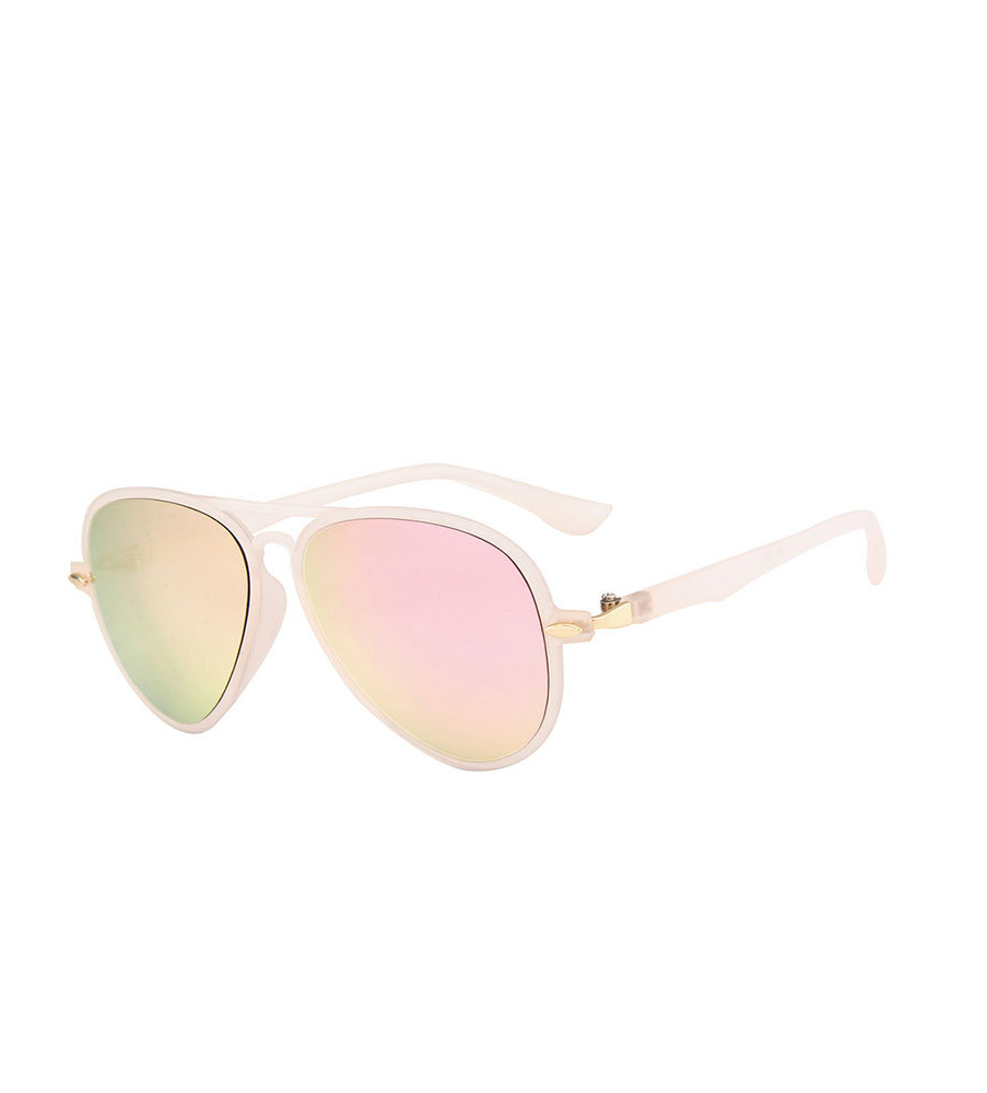 Fashion Ultralight Frame Aviator Sunglasses Pink UV400