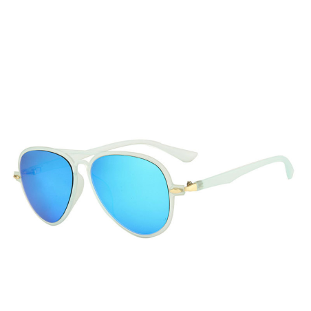 Fashion Ultralight Frame Aviator Sunglasses Blue UV400