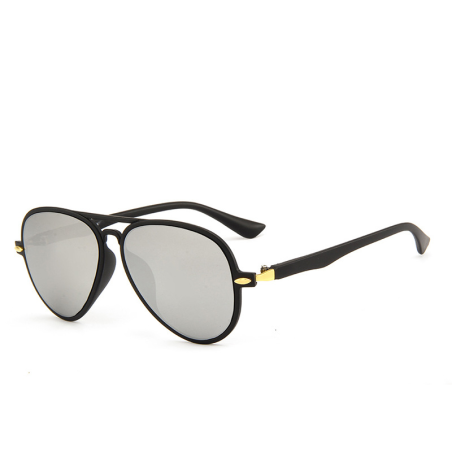 Fashion Ultralight Frame Aviator Sunglasses Grey UV400